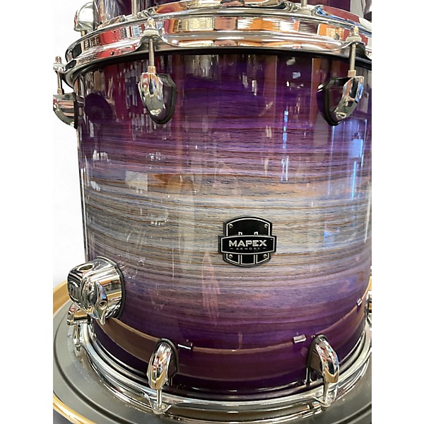Used Mapex 5 Piece Armory Series Night Sky Burst Drum Kit