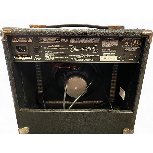 Used Fender Champion 25 Guitar Combo Amp