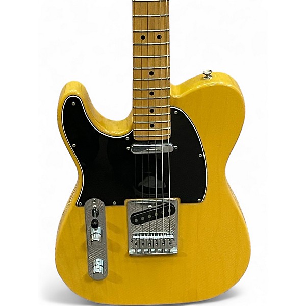 Used Fender Player Telecaster Left Handed Butterscotch Solid Body Electric Guitar