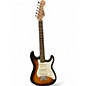 Used 2017 Squier Strat SS 3 Color Sunburst Solid Body Electric Guitar thumbnail