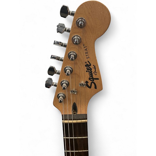Used 2017 Squier Strat SS 3 Color Sunburst Solid Body Electric Guitar