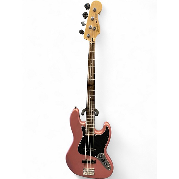 Used Squier Affinity Jazz Bass Burgundy Mist Electric Bass Guitar