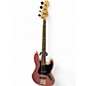 Used Squier Affinity Jazz Bass Burgundy Mist Electric Bass Guitar thumbnail