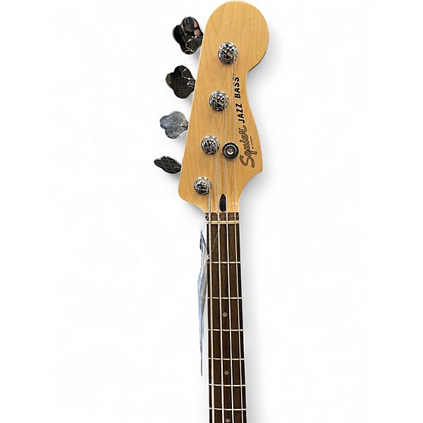 Used Squier Affinity Jazz Bass Burgundy Mist Electric Bass Guitar