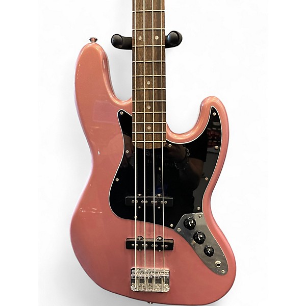 Used Squier Affinity Jazz Bass Burgundy Mist Electric Bass Guitar