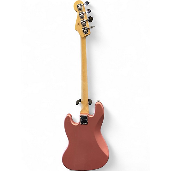 Used Squier Affinity Jazz Bass Burgundy Mist Electric Bass Guitar