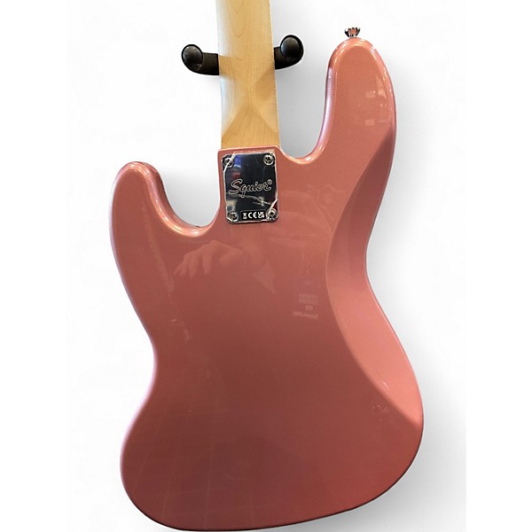 Used Squier Affinity Jazz Bass Burgundy Mist Electric Bass Guitar