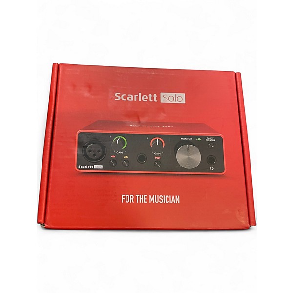 Used Focusrite Scarlett Solo Audio Interface