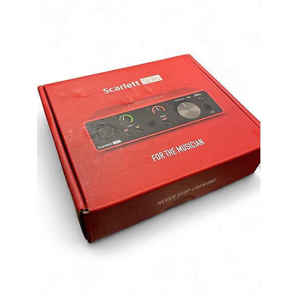 Used Focusrite Scarlett Solo Audio Interface