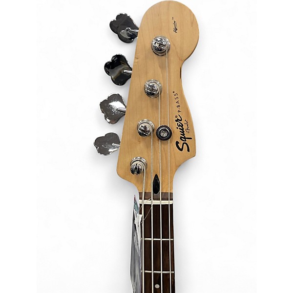 Used Squier Affinity Precision Bass Black Electric Bass Guitar