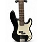 Used Squier Affinity Precision Bass Black Electric Bass Guitar