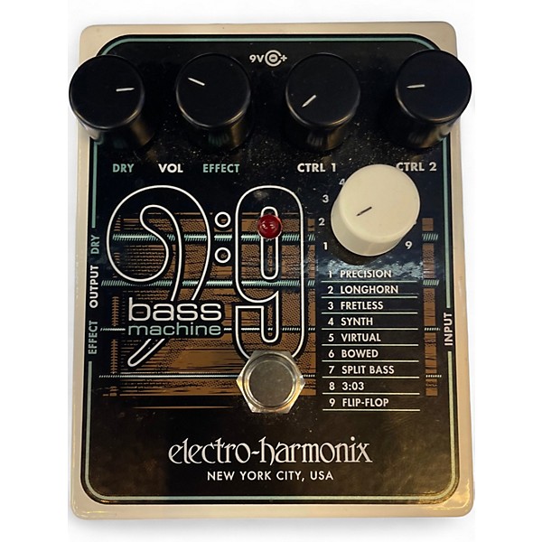 Used Electro-Harmonix BASS9 Bass Machine Bass Effect Pedal