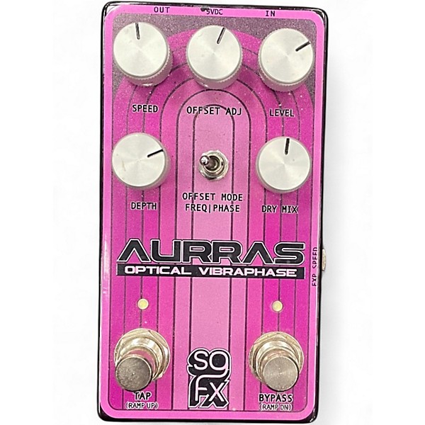Used SolidGoldFX AURRAS OPTICAL VIBROPHASE Effect Pedal