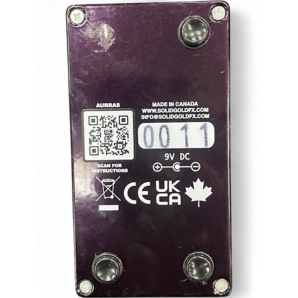 Used SolidGoldFX AURRAS OPTICAL VIBROPHASE Effect Pedal