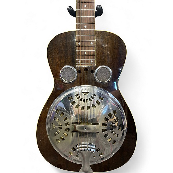 Used Regal Dobro Brown Resonator Guitar