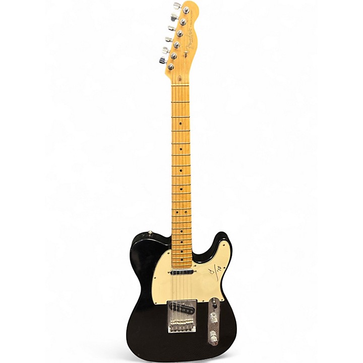 Used 2004 Fender American Standard Black Solid Body Electric