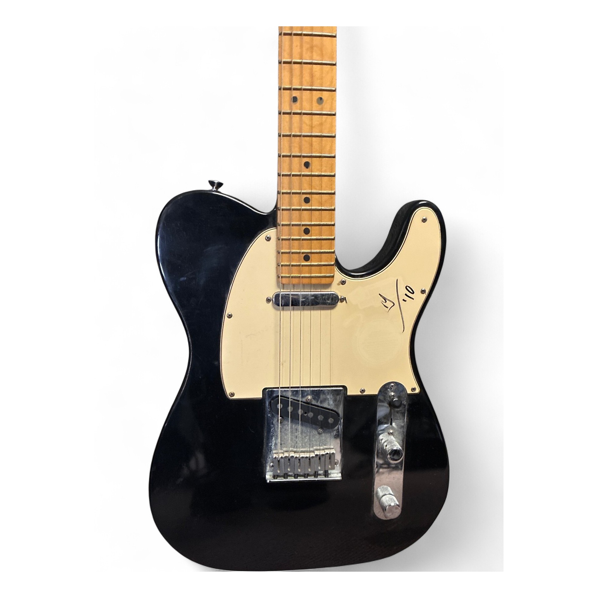 Used 2004 Fender American Standard Black Solid Body Electric
