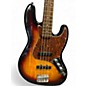 Used 2010s Squier Jazz Bass 2 Tone Sunburst Electric Bass Guitar