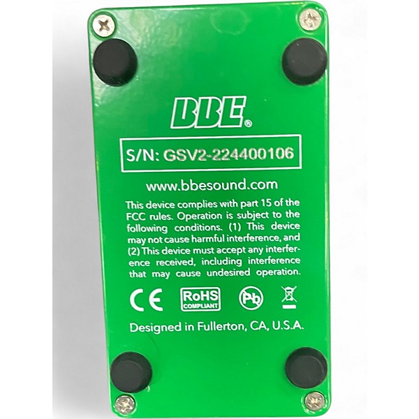 Used BBE GREEN SCREAMER OVERDRIVE V2 Effect Pedal