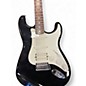 Used 2002 Squier Affinity Stratocaster Black Solid Body Electric Guitar