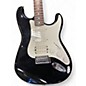 Used 2002 Squier Affinity Stratocaster Black Solid Body Electric Guitar