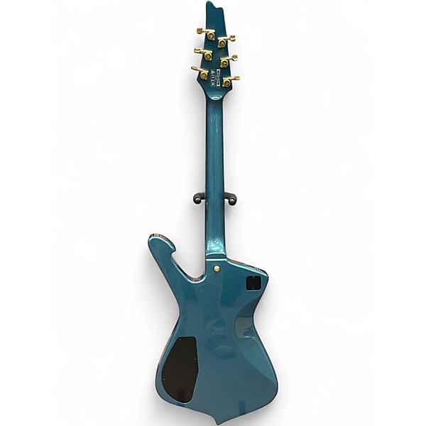 Used Ibanez IC420 Iceman Antique Blue Metallic Solid Body Electric Guitar