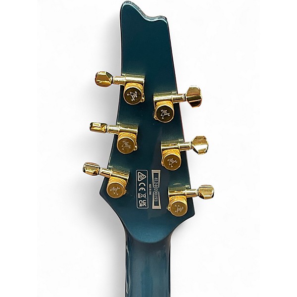 Used Ibanez IC420 Iceman Antique Blue Metallic Solid Body Electric Guitar