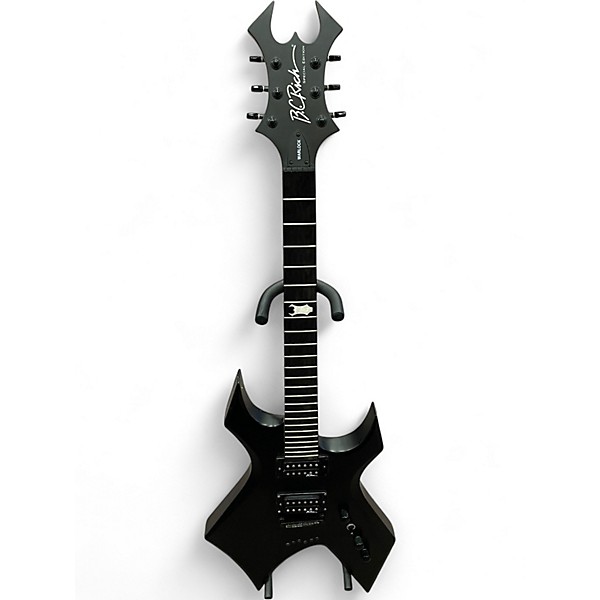 Used B.C. Rich Warlock Flat Black Solid Body Electric Guitar