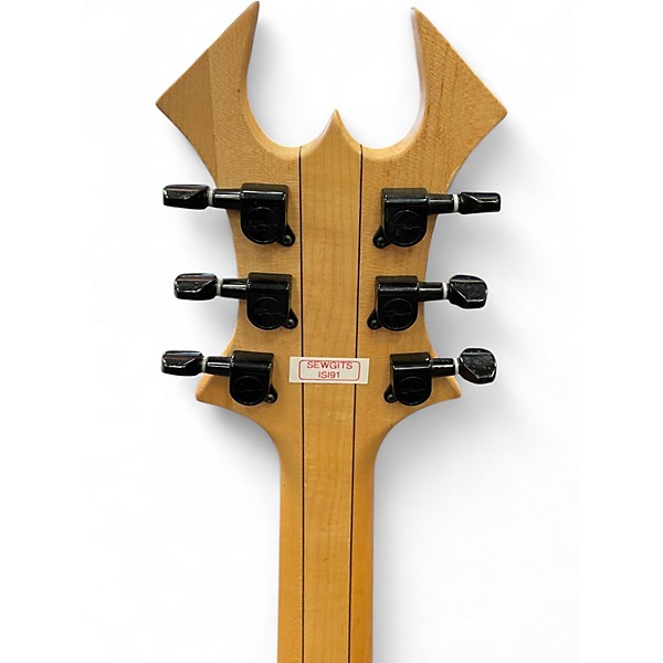 Used B.C. Rich Warlock Flat Black Solid Body Electric Guitar