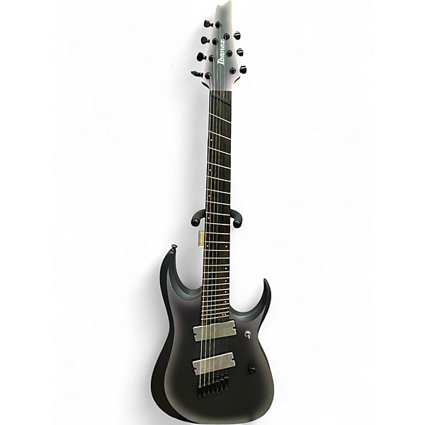 Used Ibanez RGD71ALMS BLACK AURORA BURST MATTE Solid Body Electric Guitar
