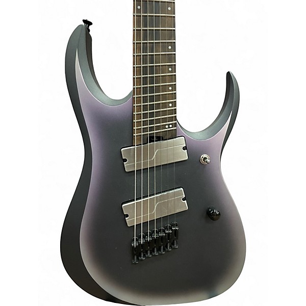 Used Ibanez RGD71ALMS BLACK AURORA BURST MATTE Solid Body Electric Guitar