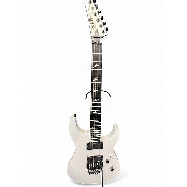 Used ESP LTD M1000 White Solid Body Electric Guitar