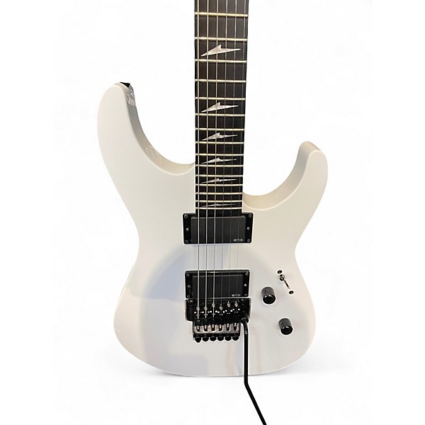 Used ESP LTD M1000 White Solid Body Electric Guitar