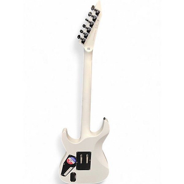 Used ESP LTD M1000 White Solid Body Electric Guitar