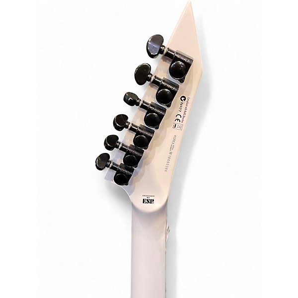 Used ESP LTD M1000 White Solid Body Electric Guitar