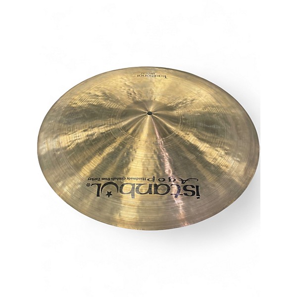 Used Istanbul Agop 22in Traditional Medium Crash Cymbal