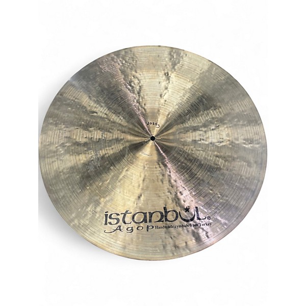Used Istanbul Agop 22in Traditional Medium Crash Cymbal