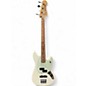 Used Fender Mustang Bass Olympic White Electric Bass Guitar