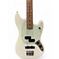 Used Fender Mustang Bass Olympic White Electric Bass Guitar