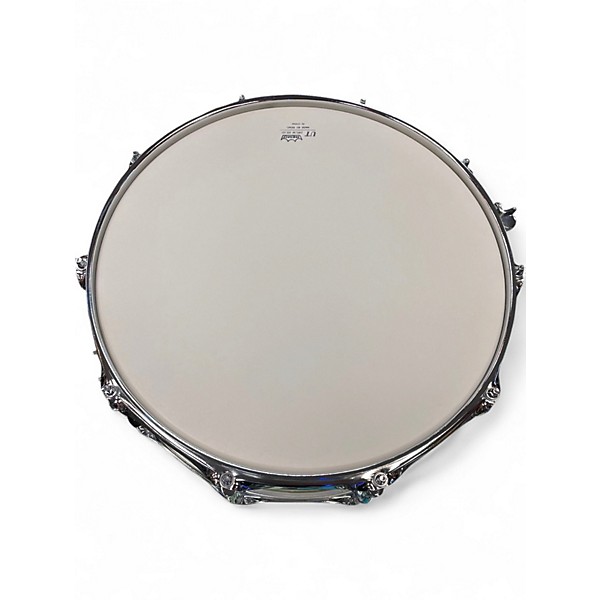 Used Yamaha 14in stage custom birch classic white Drum