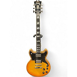 Used D'Angelico Deluxe Brighton Lemonburst Solid Body Electric Guitar