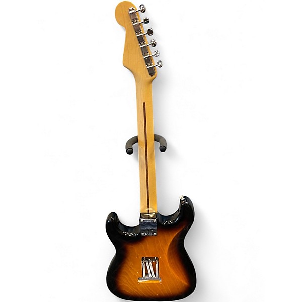 Used 2014 Fender 60th Anniversary 1954 American Vintage Stratocaster Two Tone Sunburst Solid Body Electric Guitar