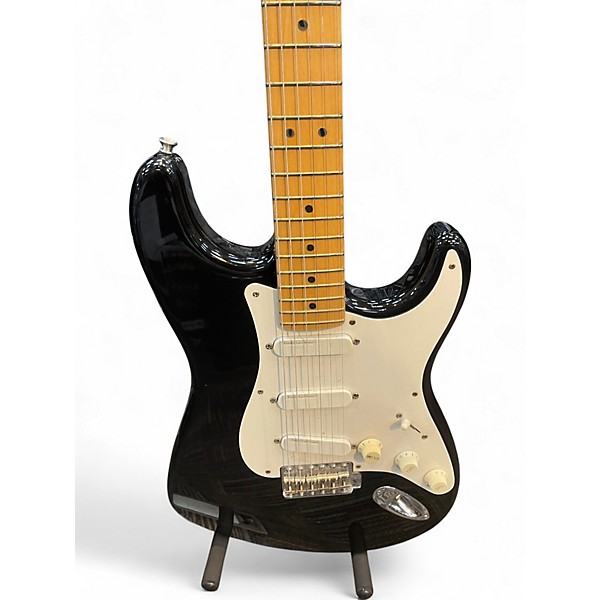 Vintage 1996 Fender Artist Series Eric Clapton Stratocaster Black Solid Body Electric Guitar