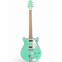 Used Gretsch Guitars G5237 Electromatic Double Jet FT Surf Green Solid Body Electric Guitar