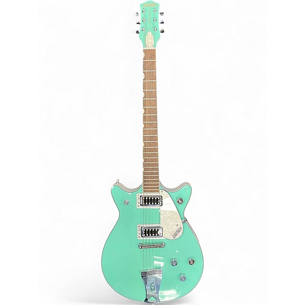 Used Gretsch Guitars G5237 Electromatic Double Jet FT Surf Green Solid Body Electric Guitar