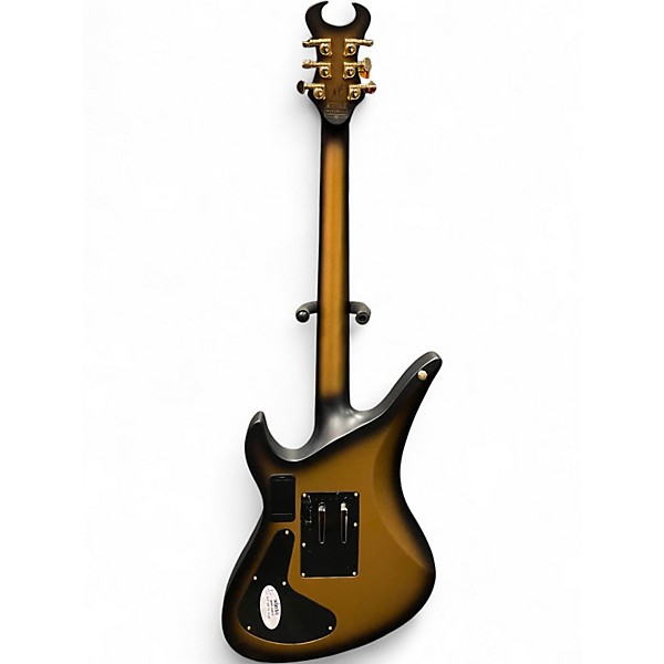 Used Schecter Guitar Research Synyster Gates Signature Custom S Satin Gold Burst Solid Body Electric Guitar