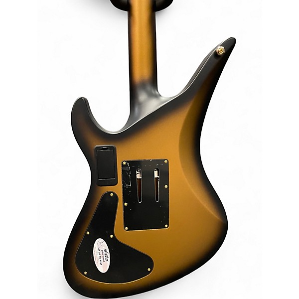 Used Schecter Guitar Research Synyster Gates Signature Custom S Satin Gold Burst Solid Body Electric Guitar
