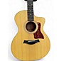Used Taylor 214CE Deluxe Natural Acoustic Electric Guitar
