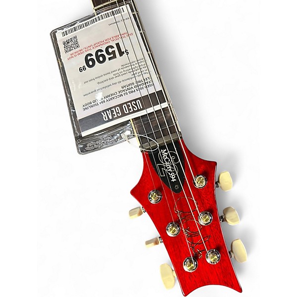 Used 2025 PRS s2 mccarty 594 thinline standard vintage cherry Solid Body Electric Guitar