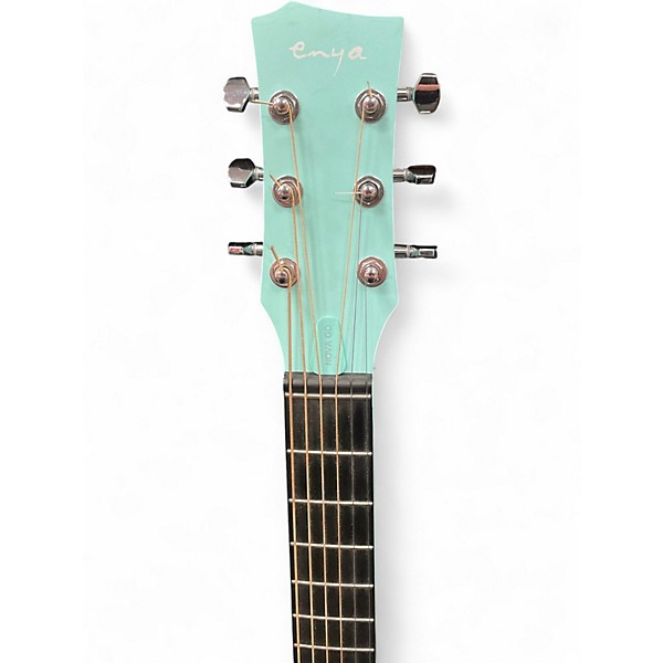 Used Enya Nova Go Light Blue Acoustic Guitar